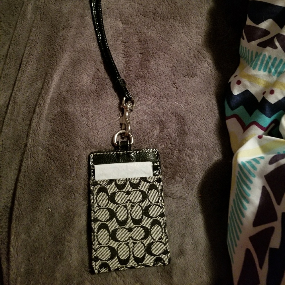 Coach lanyard